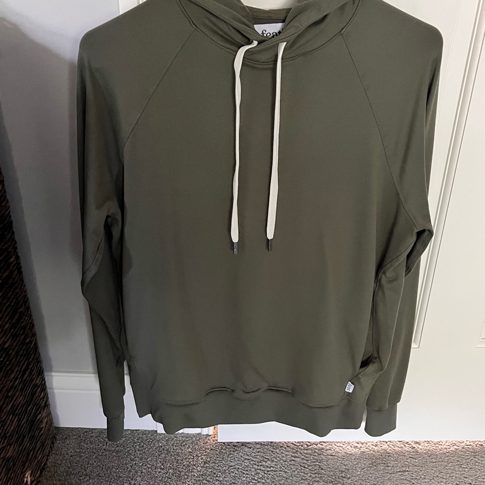 Women’s army green feat hoodie